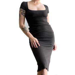 Gray Bodycon Dress